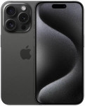 APPLE pametni telefon iPhone 15 Pro 8GB/128GB, Black Titanium, Razstav