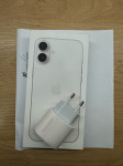 Iphone 16 plus 128gb white + fast charger