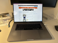 Apple MacBook Pro (16", 2019), i7 2,6 GHz, 16GB RAM