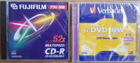 Rewritable CD in DVD - nov, še zapakiran