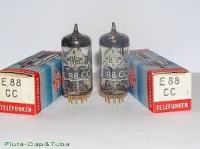 TELEFUNKEN E88CC, 6922, NOS , par , 1967