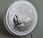 2 oz srebrnik LUNAR II ZAJEC  2011