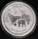 Australia - 30 Dollar 2015 Year of the Goat - 1 Kg - Silver