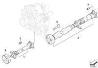 BMW X3, 2,5i, (E83), zd. kardanska gred