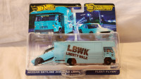 Hot wheels premium team transport Nissan Skyline 2000 LBW 1/64