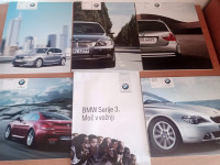 Prospekti BMW 1, 3, 6 in M6