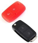 Silikonska zaščita za avto ključ SELR032 - Seat, rdeča