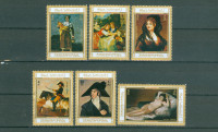 Manama 1972 umetnost slikarstvo de Goya serija MNH**