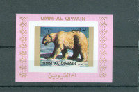 Umm al Qiwain 1972 divje živali XIII blok MNH**