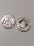 Panda 2015 srebrnik, 1oz srebro