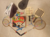 BADMINTON, LOPARJI, MREŽA YONEX, PING PONG, OTROŠKE IGRE, ŠAH