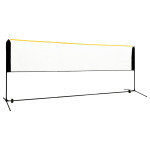 vidaXL Nastavljiva mreža za badminton 400x103x94-158 cm kovinska