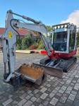 Bager Takeuchi  Powertilt  nakladač valjar demper vrtni traktor 4x4