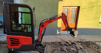 Mini Bager 1.8 Ton Kubota, kabina, NOV, FULL OPREMA- DOBAVA TAKOJ