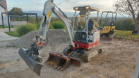 Mini bager Takeuchi TB216 - letnik 2020 - 1130h - TB 216 + oprema