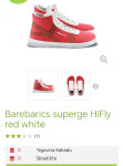 Barefoot Barebarics superge hifly red white št 38