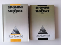 JOŽE JAVORŠEK, SPOMINI NA SLOVENCE, 3 DELI V DVEH KNJIGAH