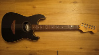 Fender Stratacoustic 2004 black (fiberglass, Fishman)