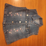 Jeans brezrokavnik št 110