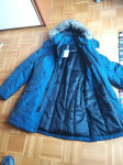 Zimska Nova topla podaljšana jakna XL snemljiva kapuca