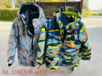 Burton snowboard bunda st 116(5-6 let)