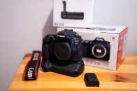 Canon EOS 80D + grip (komplet) + baterije