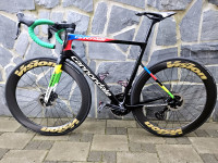 Cannondale SuperSix EVO Hi-Mod Disc Di2 custom paint UCI-WC/Slo flag