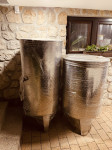 Cisterna inox (nerjaveče jeklo)  2x500l