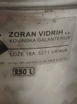 prodam cisterno ZA VINO 250 l rosfraj.