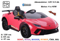 Lamborghini Huracan 4x4 + bluetooth, FM radio (roza, moder, rumen, črn