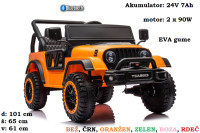 Otroški jeep YSA8813 24V (oranžen, zelen, črn, bež, rdeč, roza)