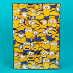 Fizz Creations Poster nočna lučka za otroke, 30 cm, Minions - odprta e