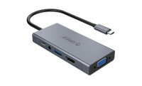 Orico MC-U501P USB-C priključna postaja, 5-v-1 - odprta embalaža