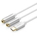 Ugreen USB-C na 2 x 3,5 mm adapter - odprta embalaža