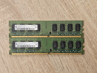 2x Qimonda DDR2-800MHz RAM pomnilnik