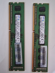 8gb (2x 4gb) DDR3 DIMM Samsung M378B5173EBO-CK0 1600mhz