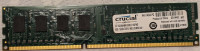 CRUCIAL RAM DDR3 8GB 1600MHz