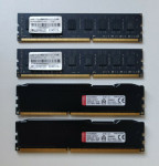 DDR3 RAM 16GB (4X4) 1.5V 1600MHz RAM za namizni računalnik