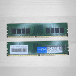 2x Crucial pomnilnik 8 GB DDR4 2400 MHz UDIMM