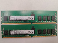 SK Hynix pomnilnik RAM DDR4 ECC Registered 16GB (2x 8GB) 2400 MHz