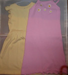 2x posebna poletna dekliška obleka H&M 134/140, 8-10 let