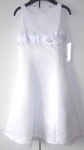 Nova bela obleka za 1. obhajilo za deklico Weise št.128/134