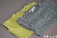 Dekliški pulover H&M in jopica Name it vel. 116 (5-6 let)