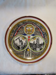 Vintage dekorativni krožnik keramika Bratunac TUZLA