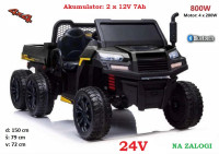 Otroški avto A730-2 Farmer 24V 800W na akumulator in daljinsko vodenje