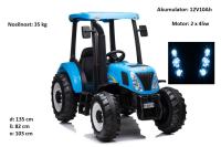 Otroški traktor New Holland na akumulator 2x 12V10Ah; 400W (A011)