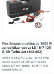 Dijamantni brusilnik za beton flex TURBO JET 125