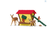 Hranjenje gozdnih živali Schleich 42658