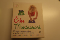 Peščene črke Montessori - male pisane črke