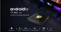 Najnovejši Android TV Box z TV OS Android 13, nov, zapakiran